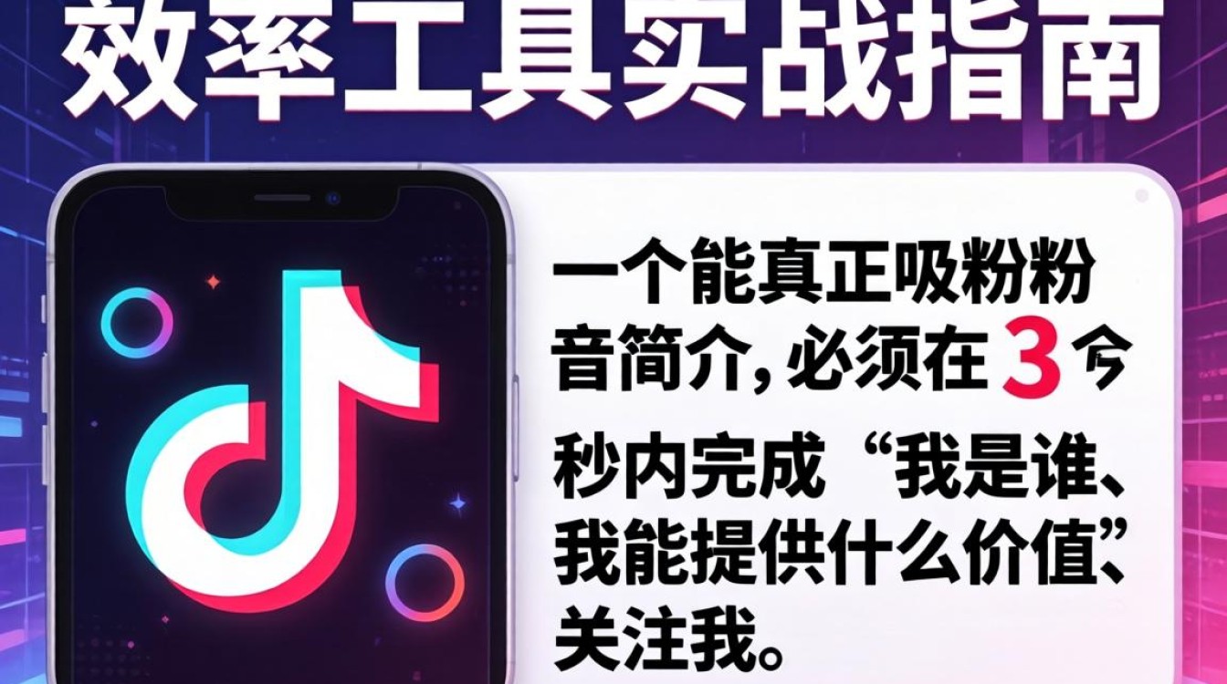 抖音简介怎么写才能快速涨粉