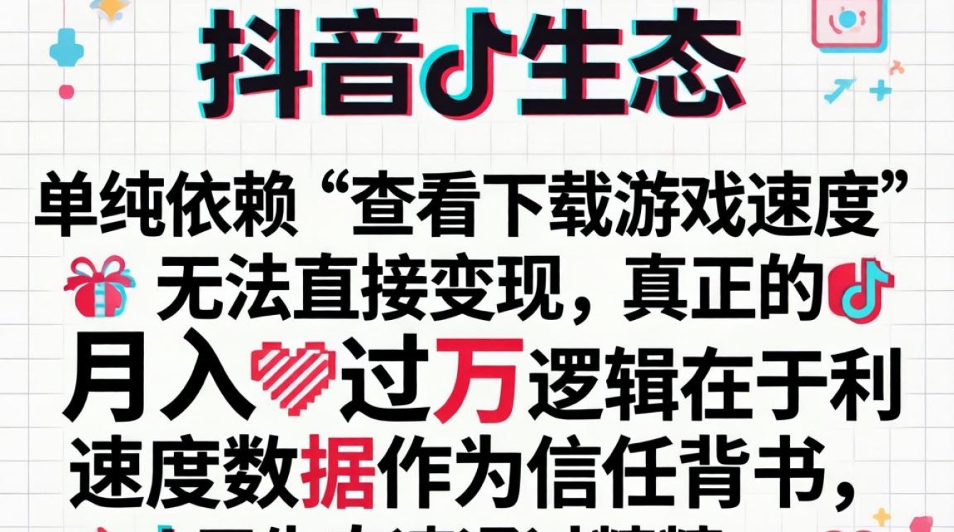 抖音怎么看下载游戏速度