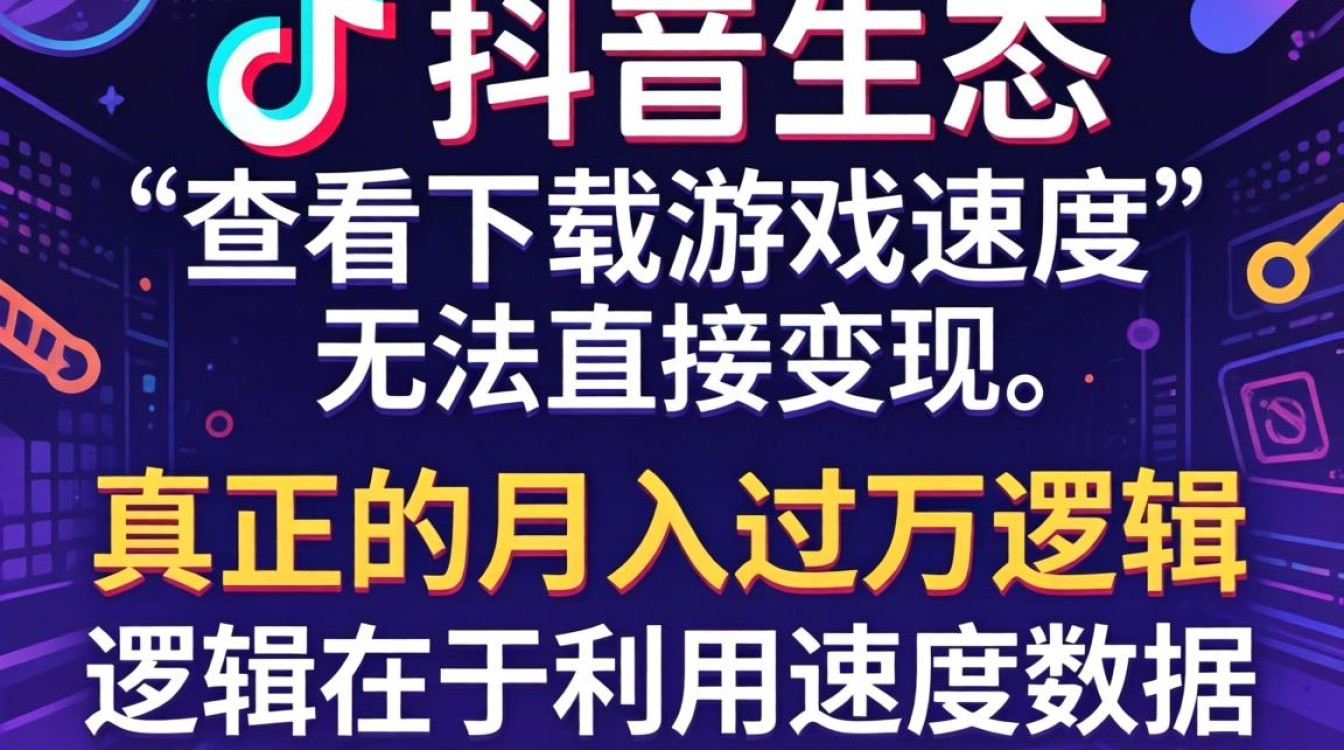 抖音怎么看下载游戏速度