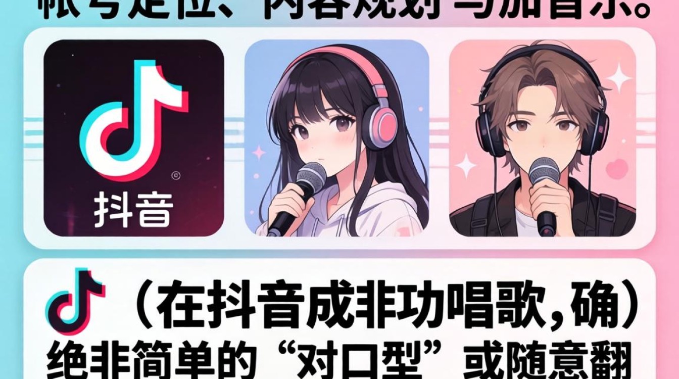 抖音唱歌账号定位与内容规划怎么做