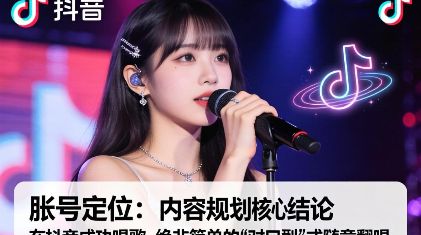 抖音唱歌账号定位与内容规划怎么做