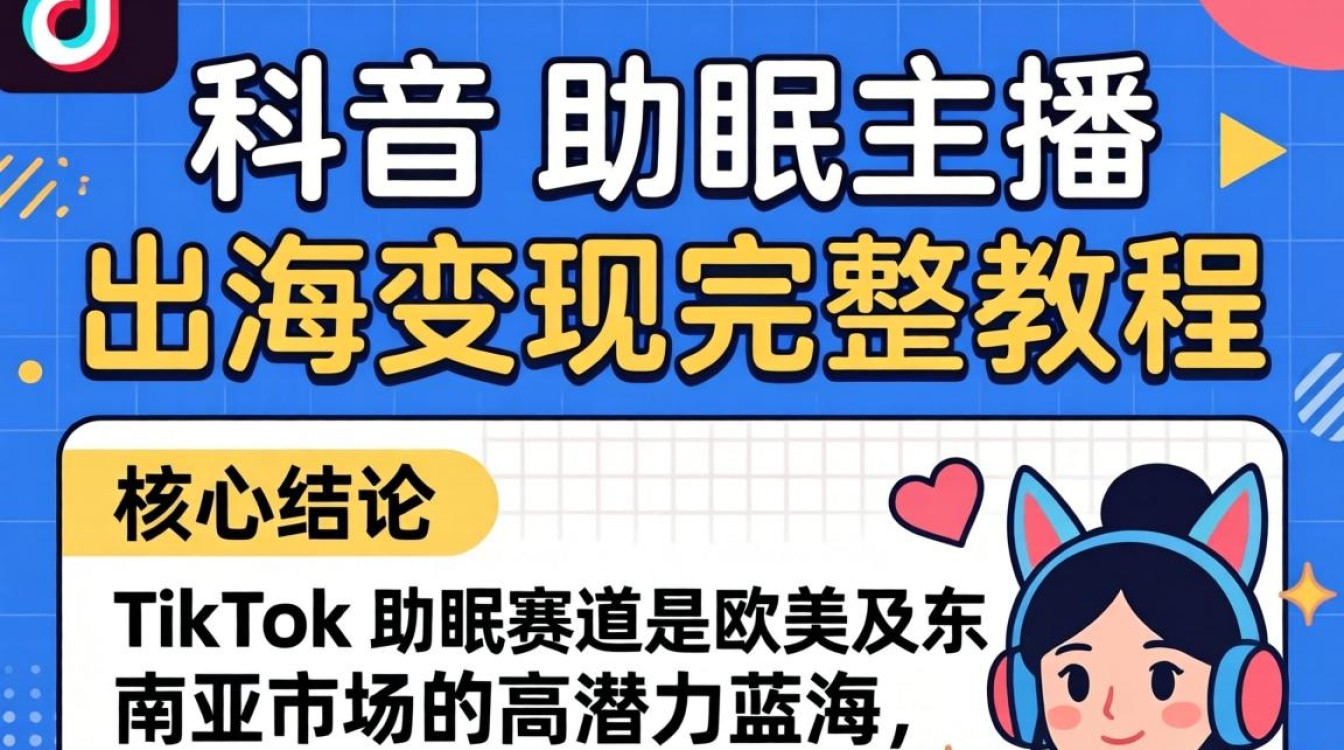 TikTok 助眠主播 出海变现完整教程