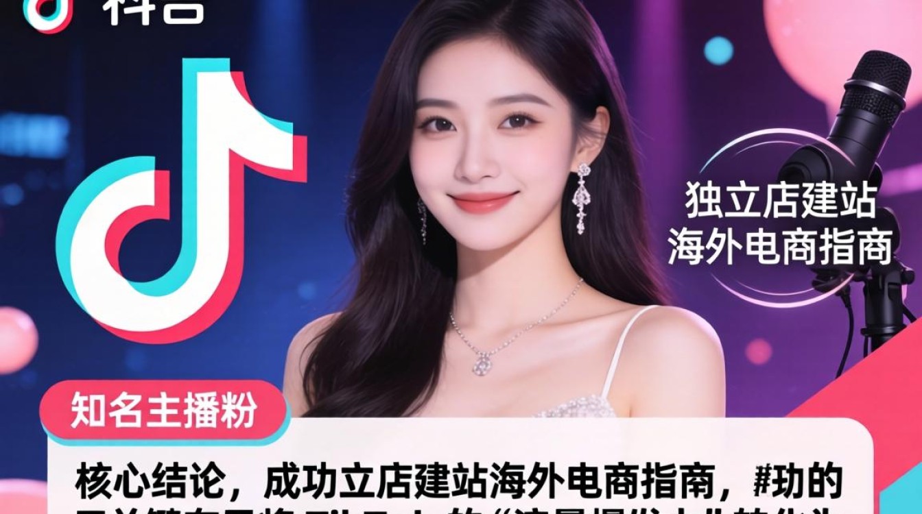 TikTok 知名主播粉独立站建站海外电商指南