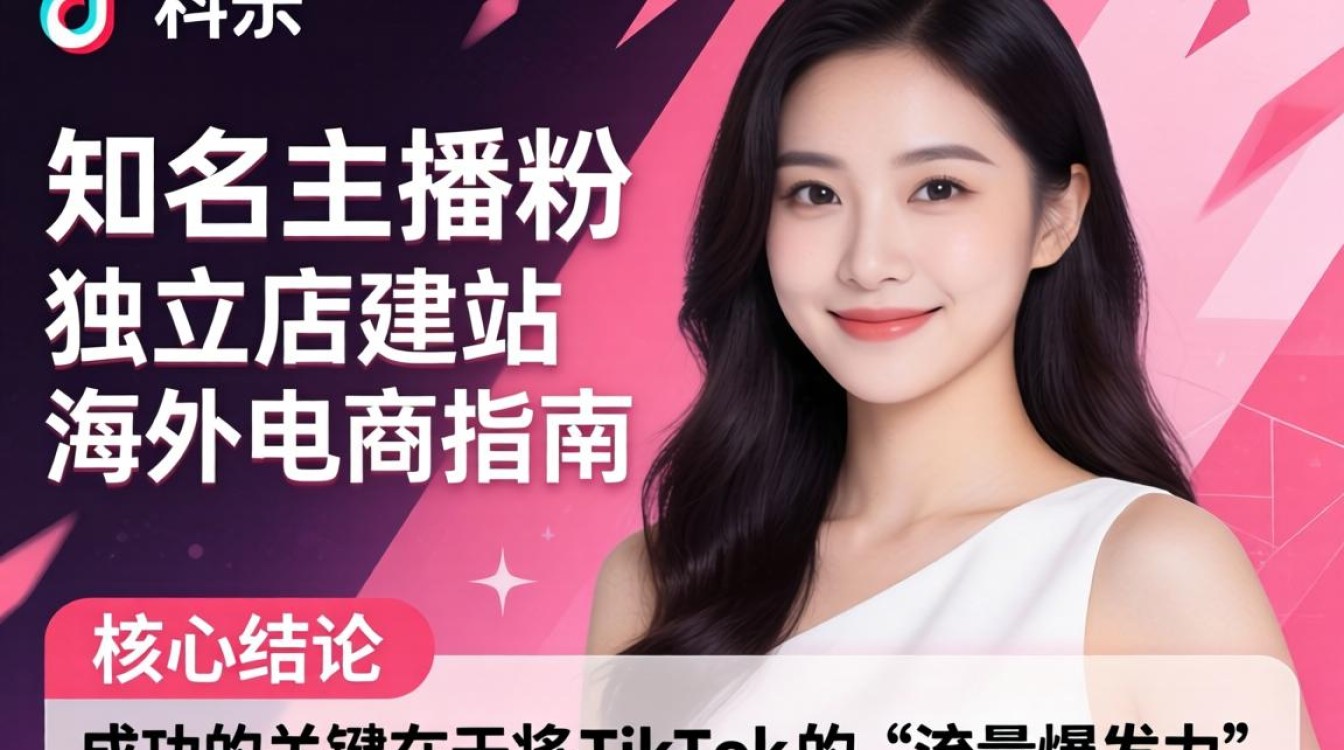 TikTok 知名主播粉独立站建站海外电商指南
