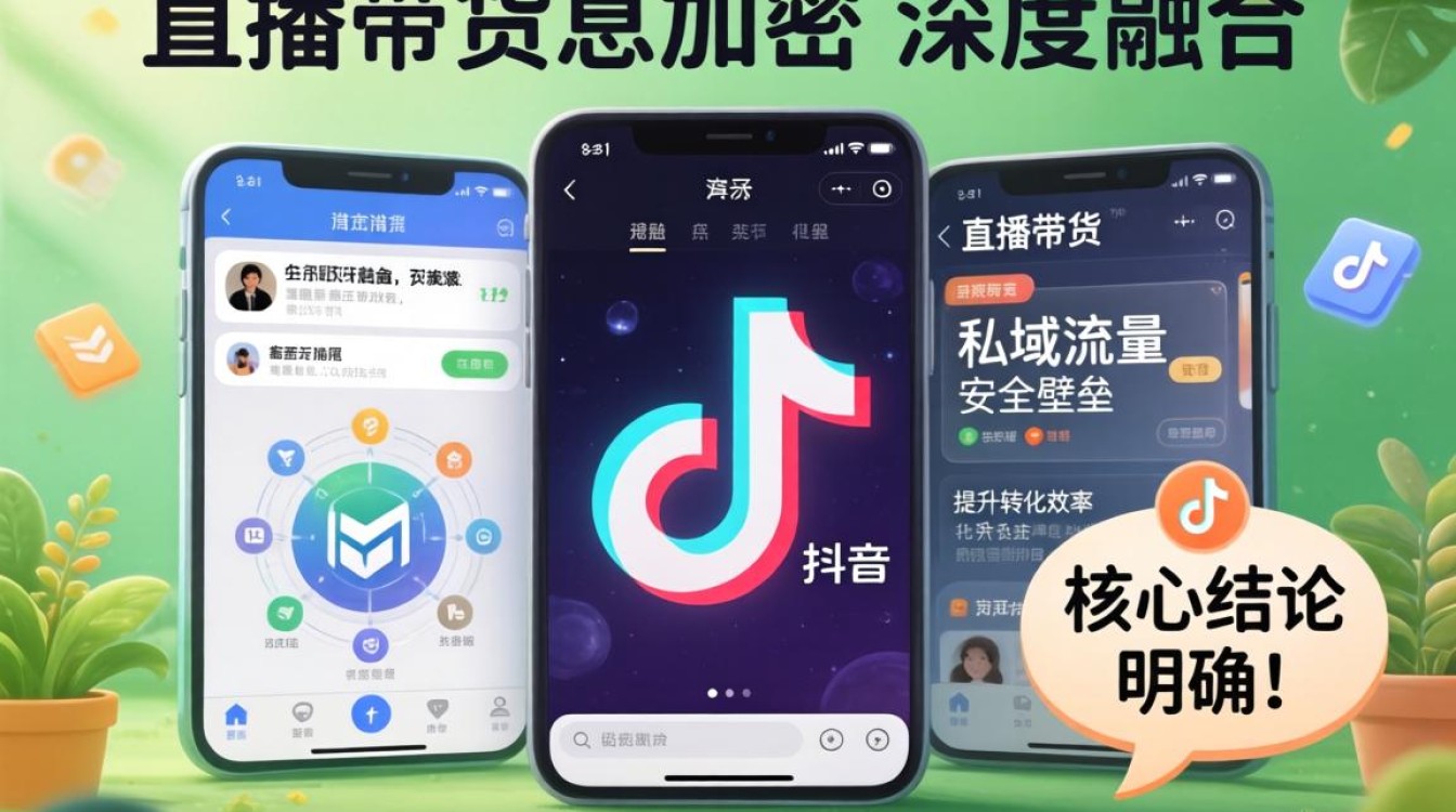 抖音消息加密技巧与直播带货玩法