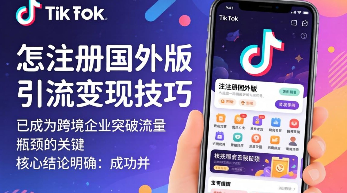 社媒营销怎么注册国外版tiktok