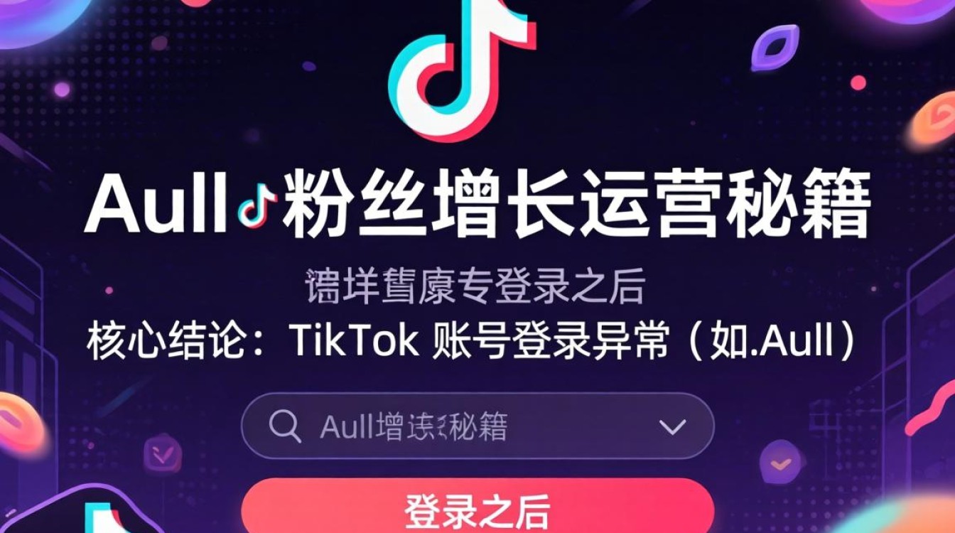 TikTok 登录显示Aull怎么办