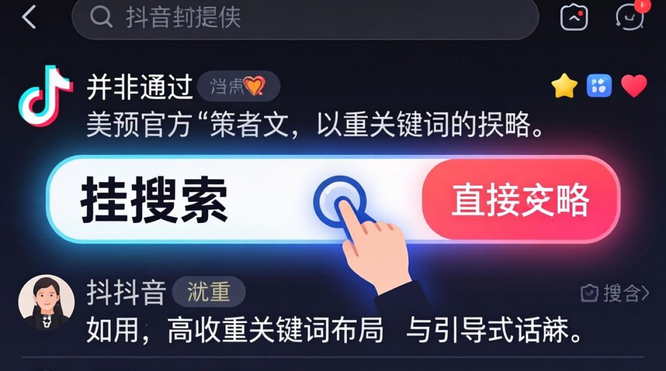 抖音评论区挂搜索链接完整攻略