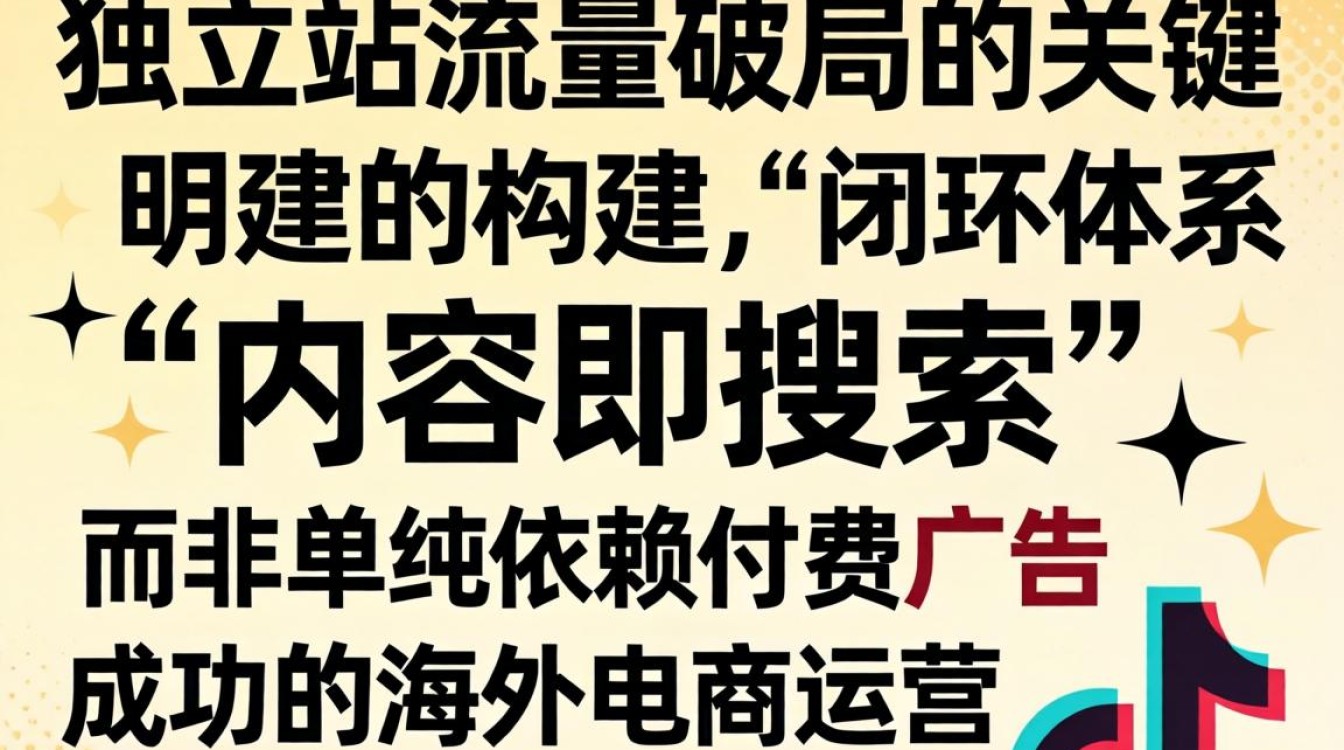 TikTok 搜索功能优化建议独立站建站海外电商指南