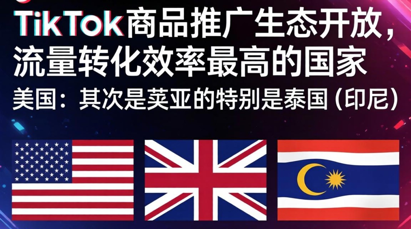 商品推广哪个国家tiktok比较开放