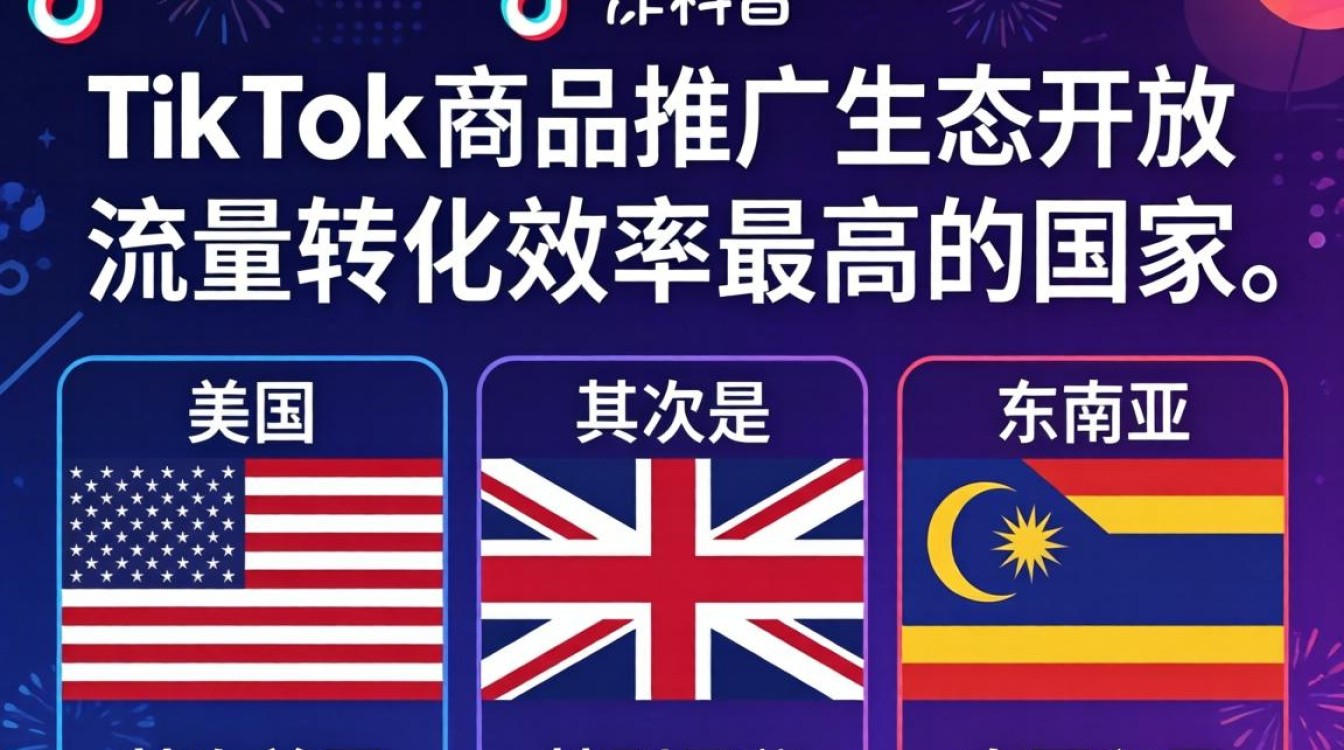 商品推广哪个国家tiktok比较开放