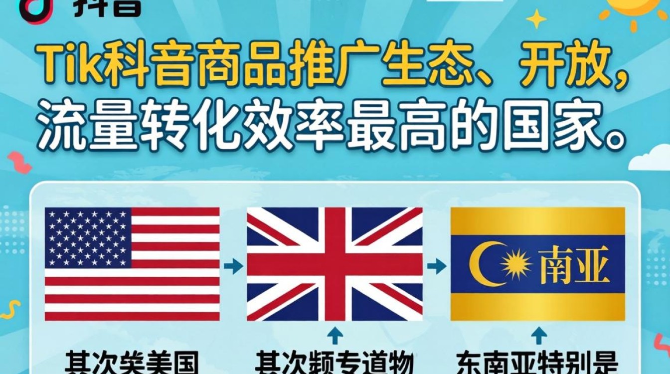 商品推广哪个国家tiktok比较开放