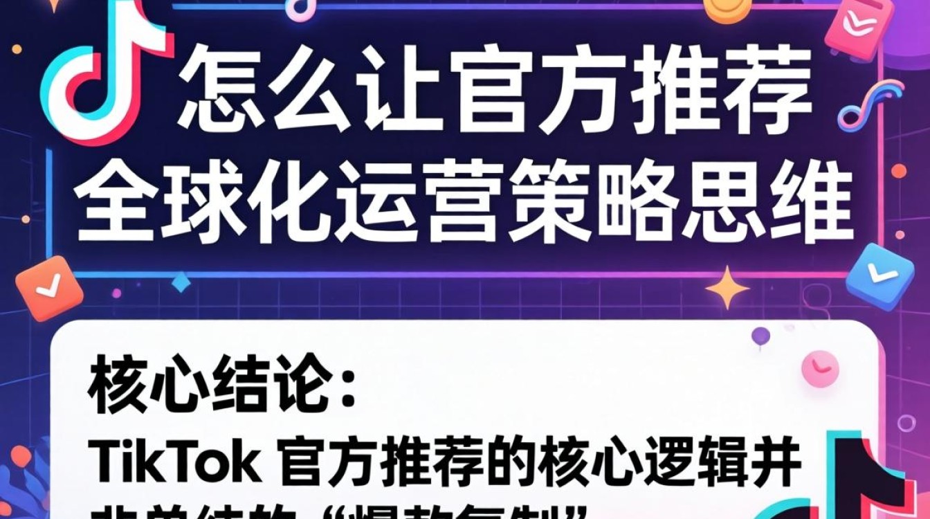 TikTok 官方推荐机制与全球化运营策略