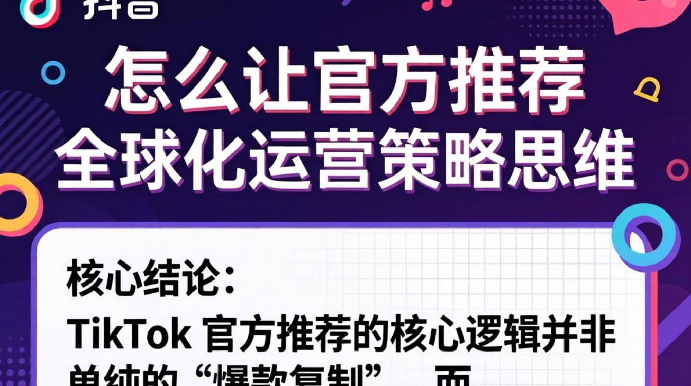 TikTok 官方推荐机制与全球化运营策略