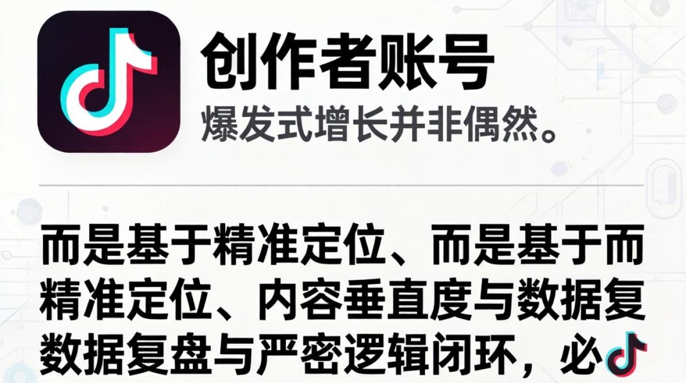 TikTok 创作者账号运营实操教程