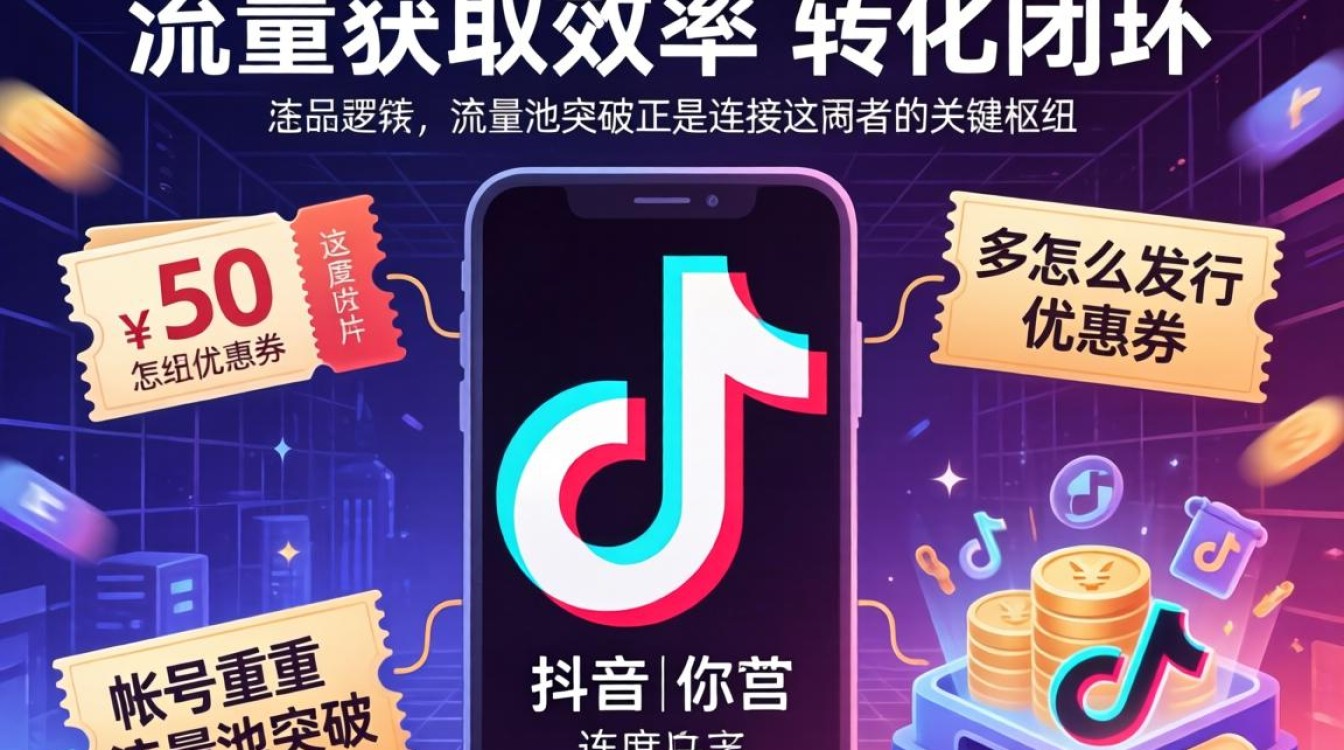 抖音怎么发行优惠券的