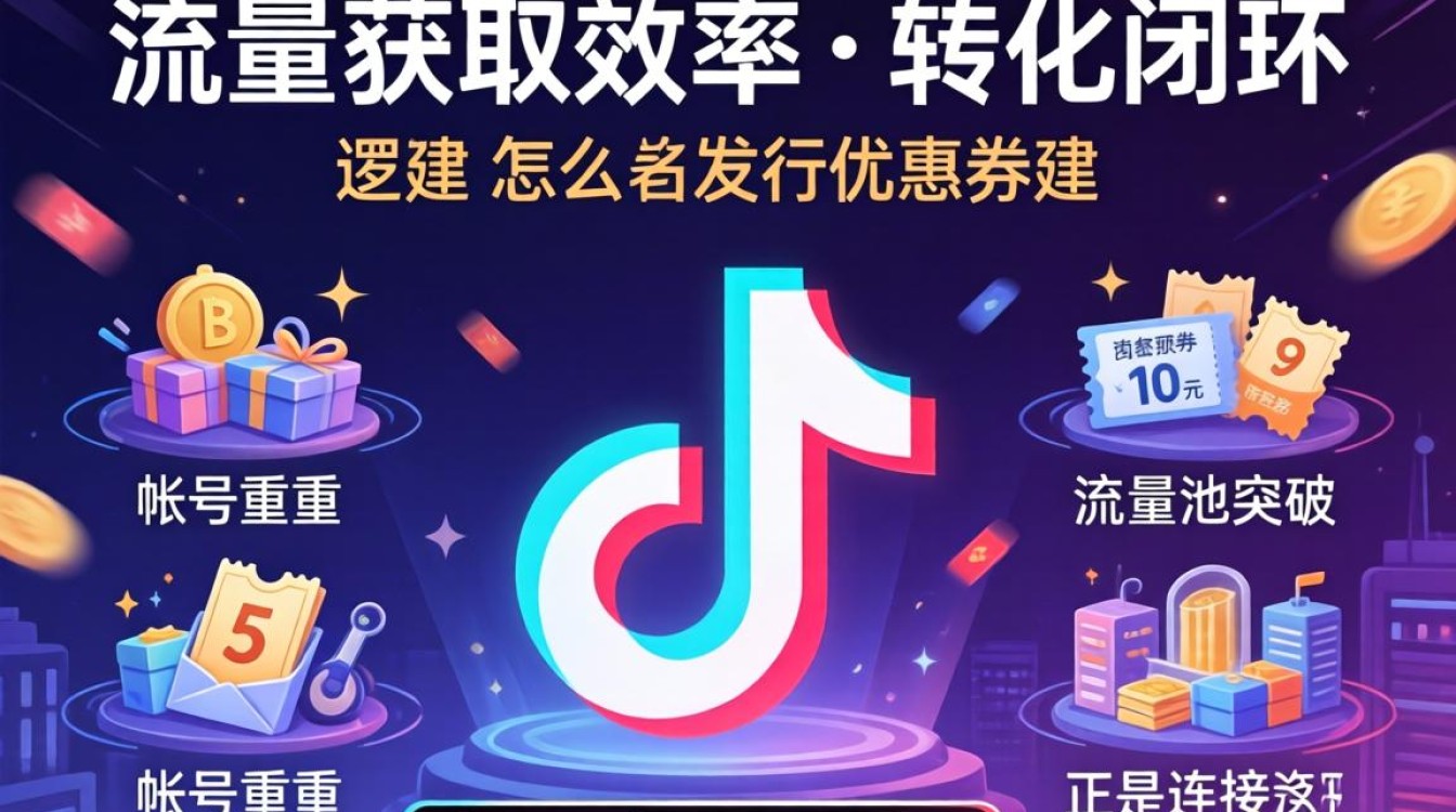 抖音怎么发行优惠券的