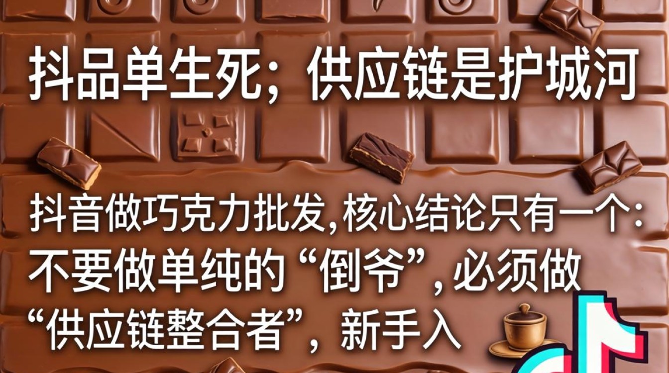 新手必看抖音巧克力批发运营实操