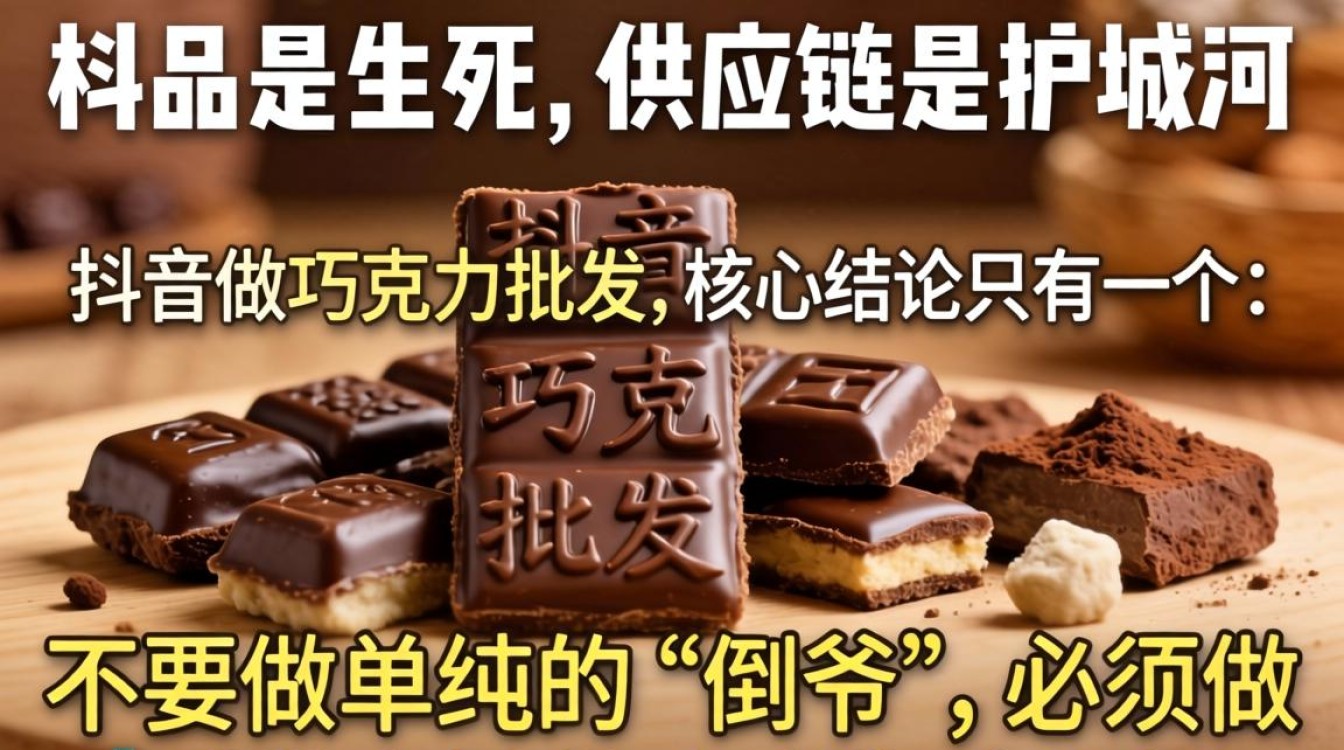 新手必看抖音巧克力批发运营实操