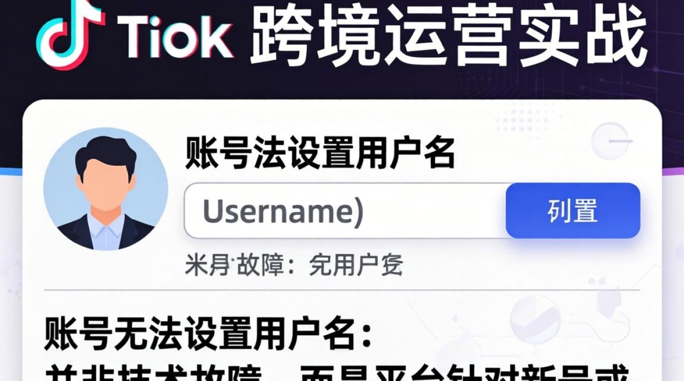 TikTok 的 username 设置不了怎么办