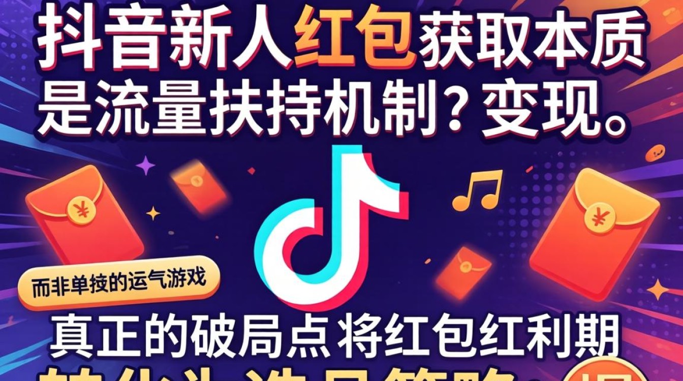 抖音的新人红包怎么抢啊