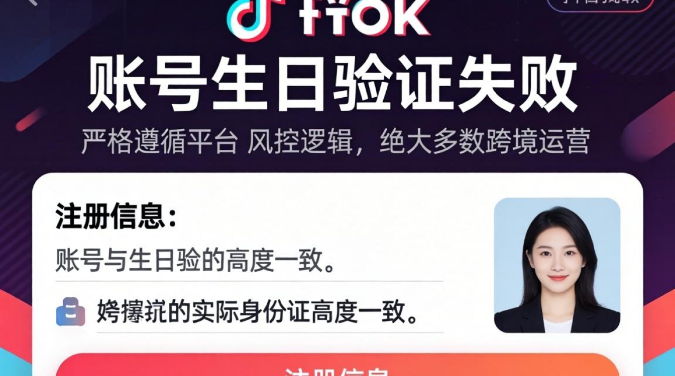 TikTok 账号验证失败怎么办