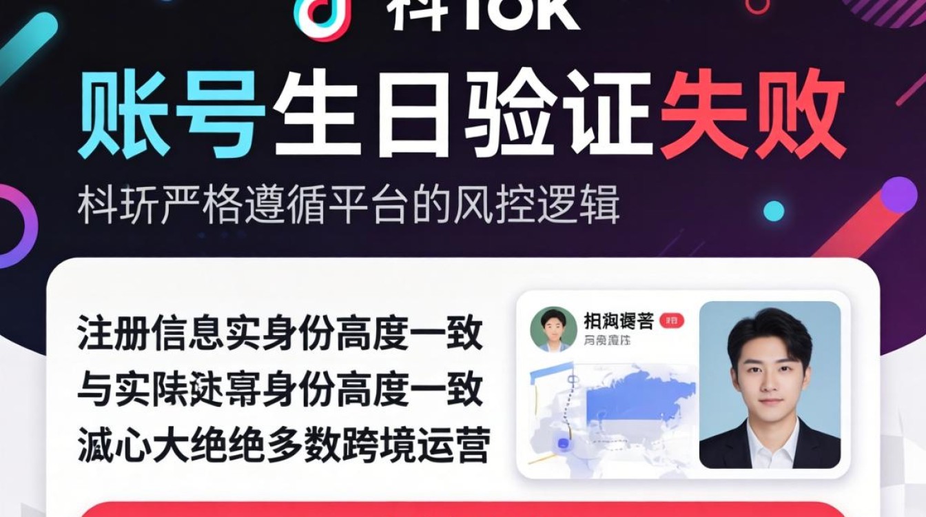 TikTok 账号验证失败怎么办