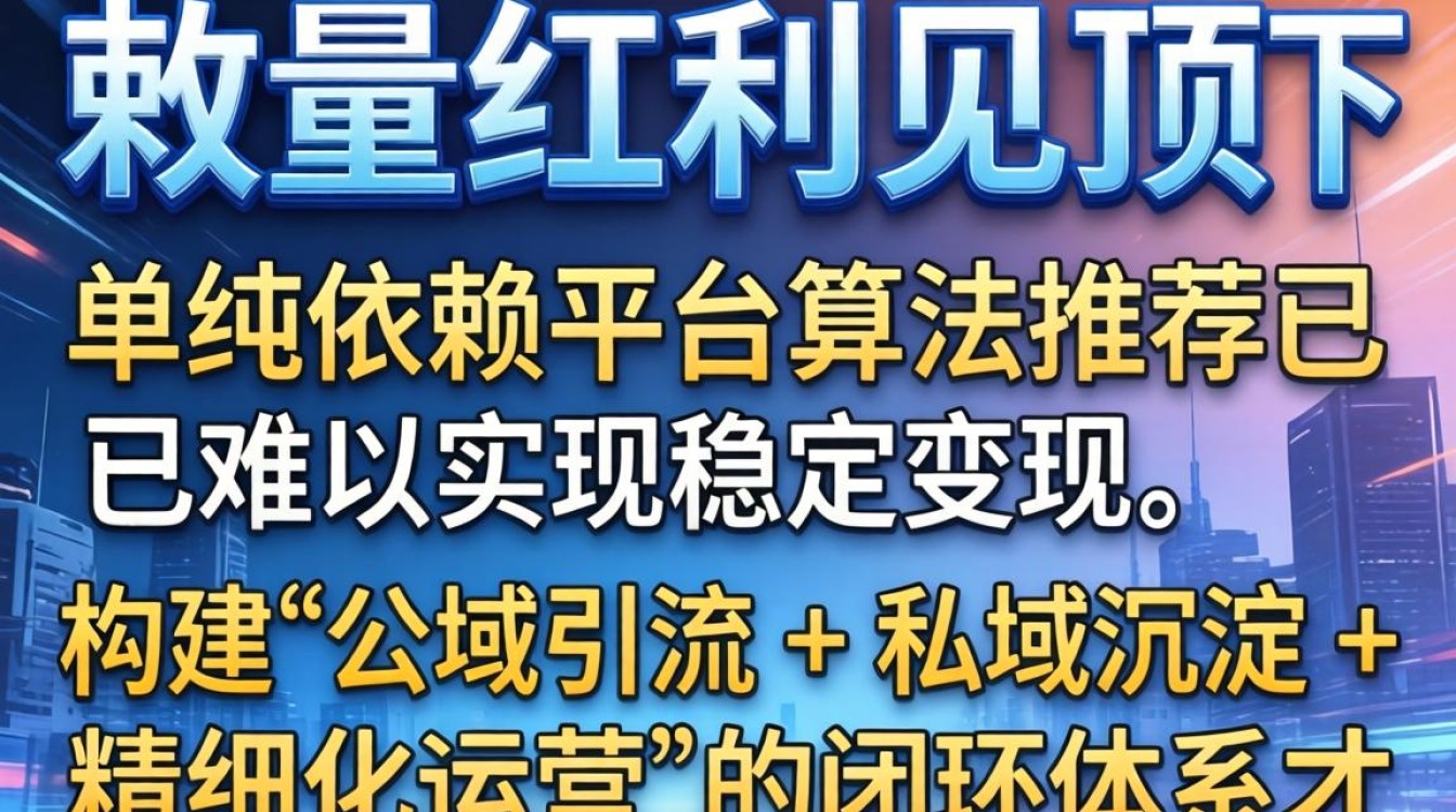 私域流量变现方法全解析