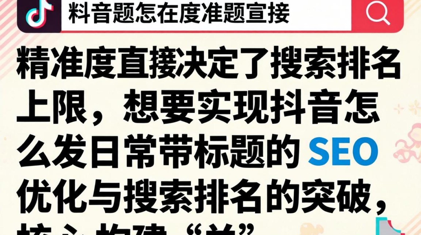 抖音SEO优化与搜索排名技巧