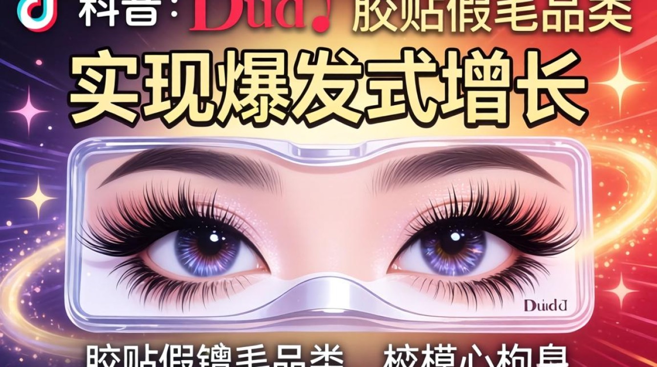 账号拆解胶贴假睫毛TikTok怎么做