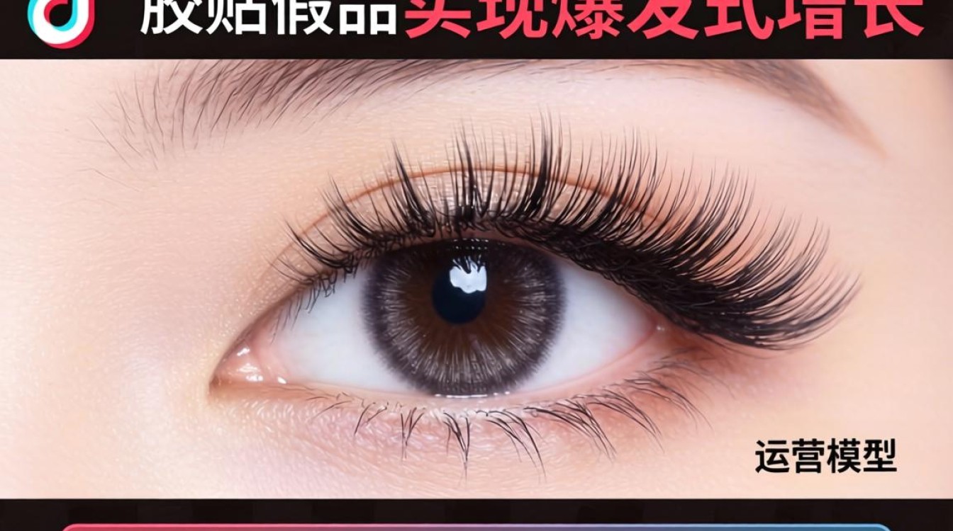 账号拆解胶贴假睫毛TikTok怎么做