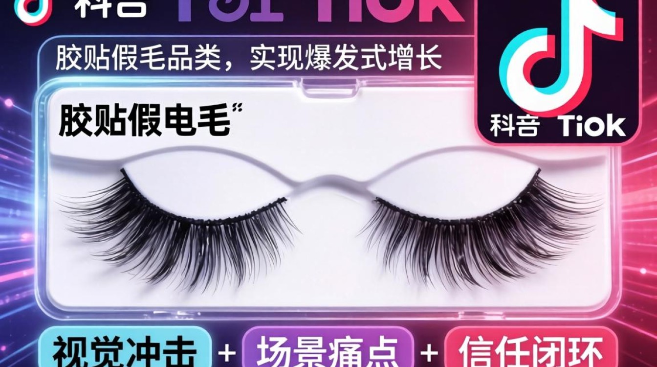 账号拆解胶贴假睫毛TikTok怎么做