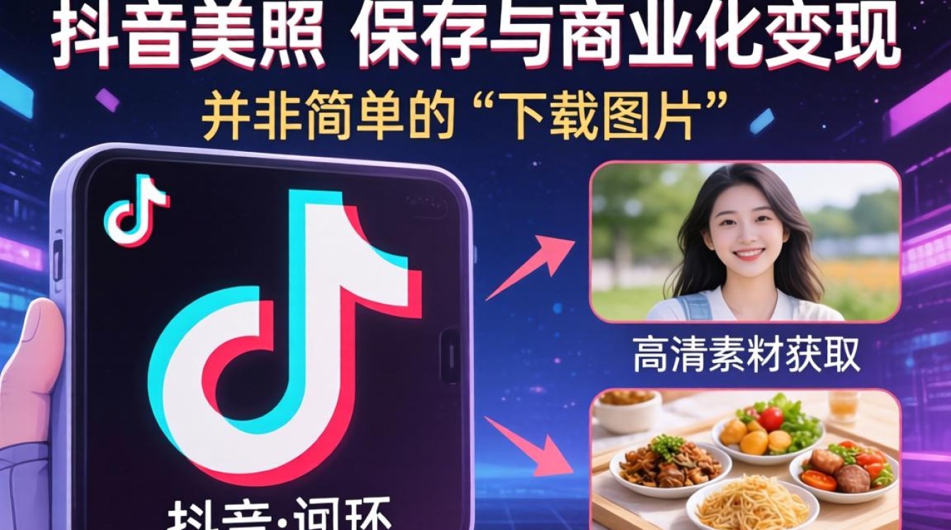抖音美照保存技巧与商业化持续收入