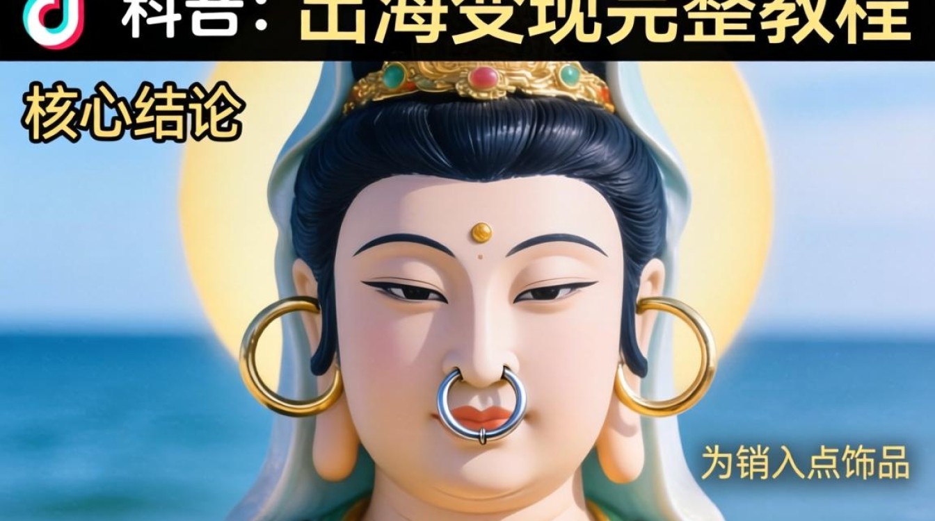 TikTok 女菩萨鼻环 出海变现完整教程