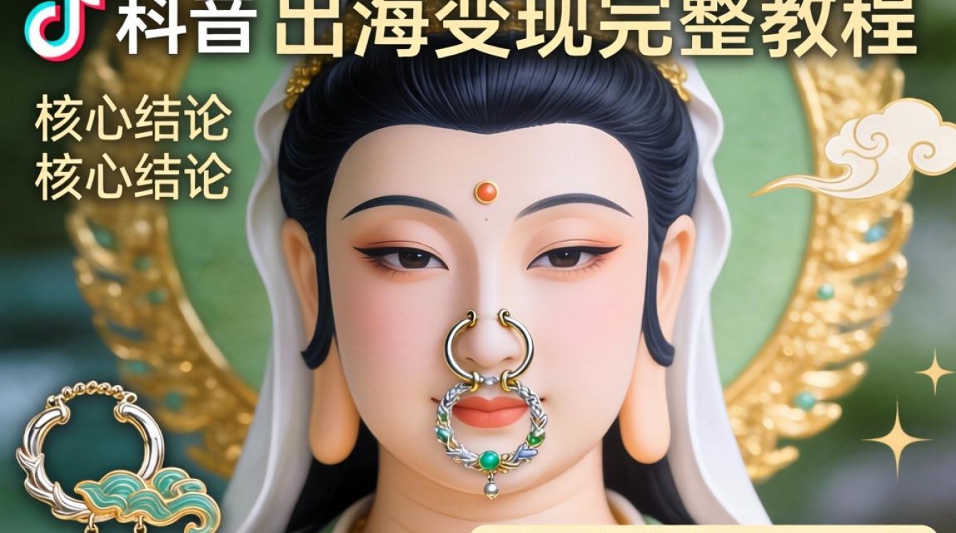 TikTok 女菩萨鼻环 出海变现完整教程