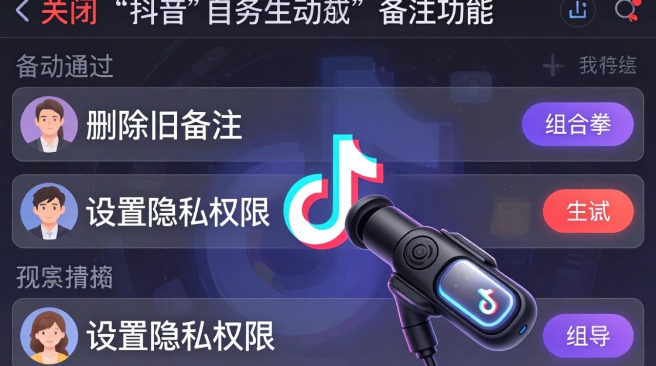 抖音设置备注怎么关闭啊