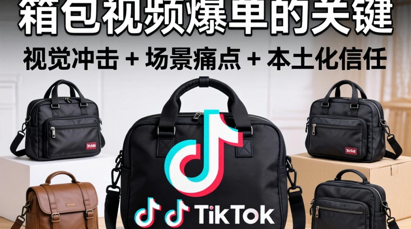 TikTok 箱包怎么发视频