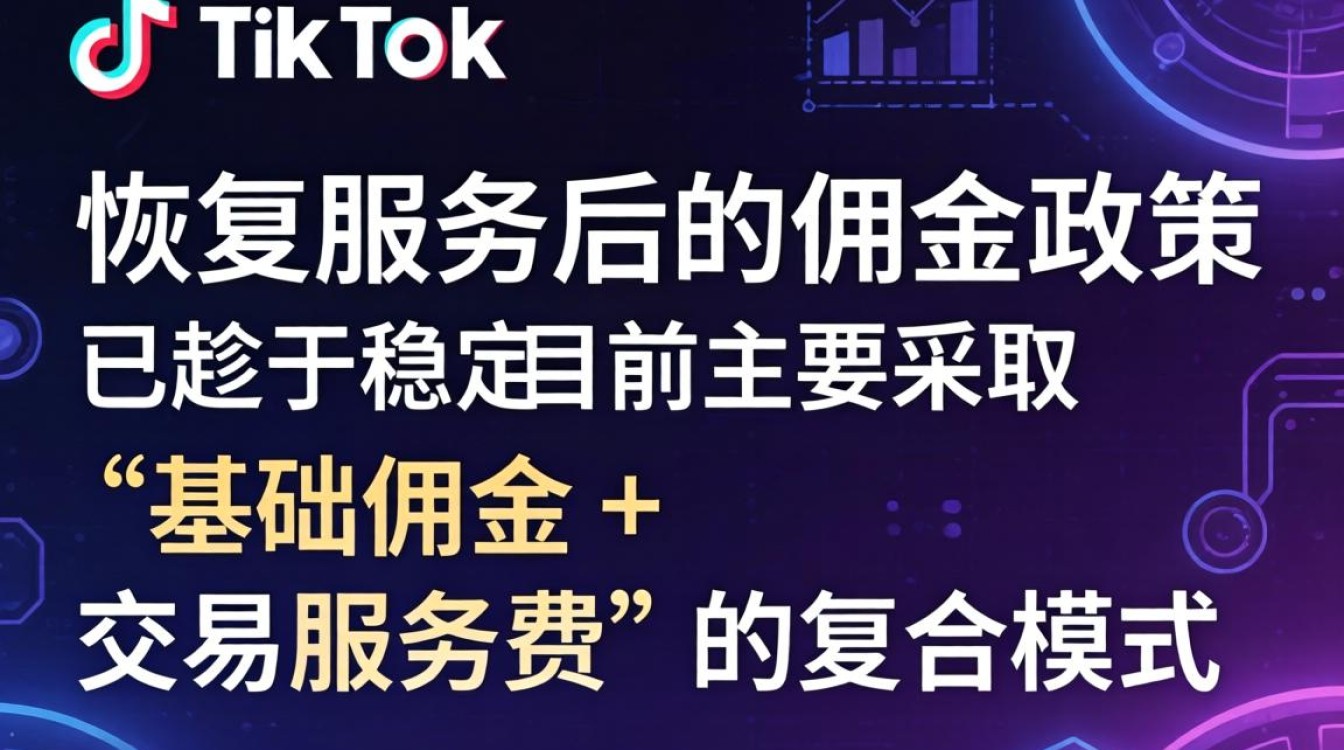 TikTok 恢复服务多少抽成