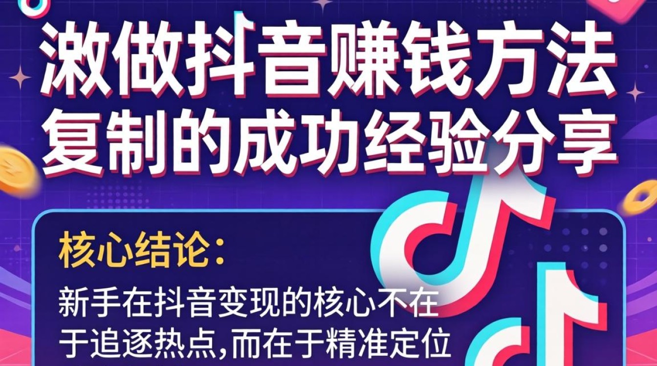 新手怎么做抖音挣钱方法