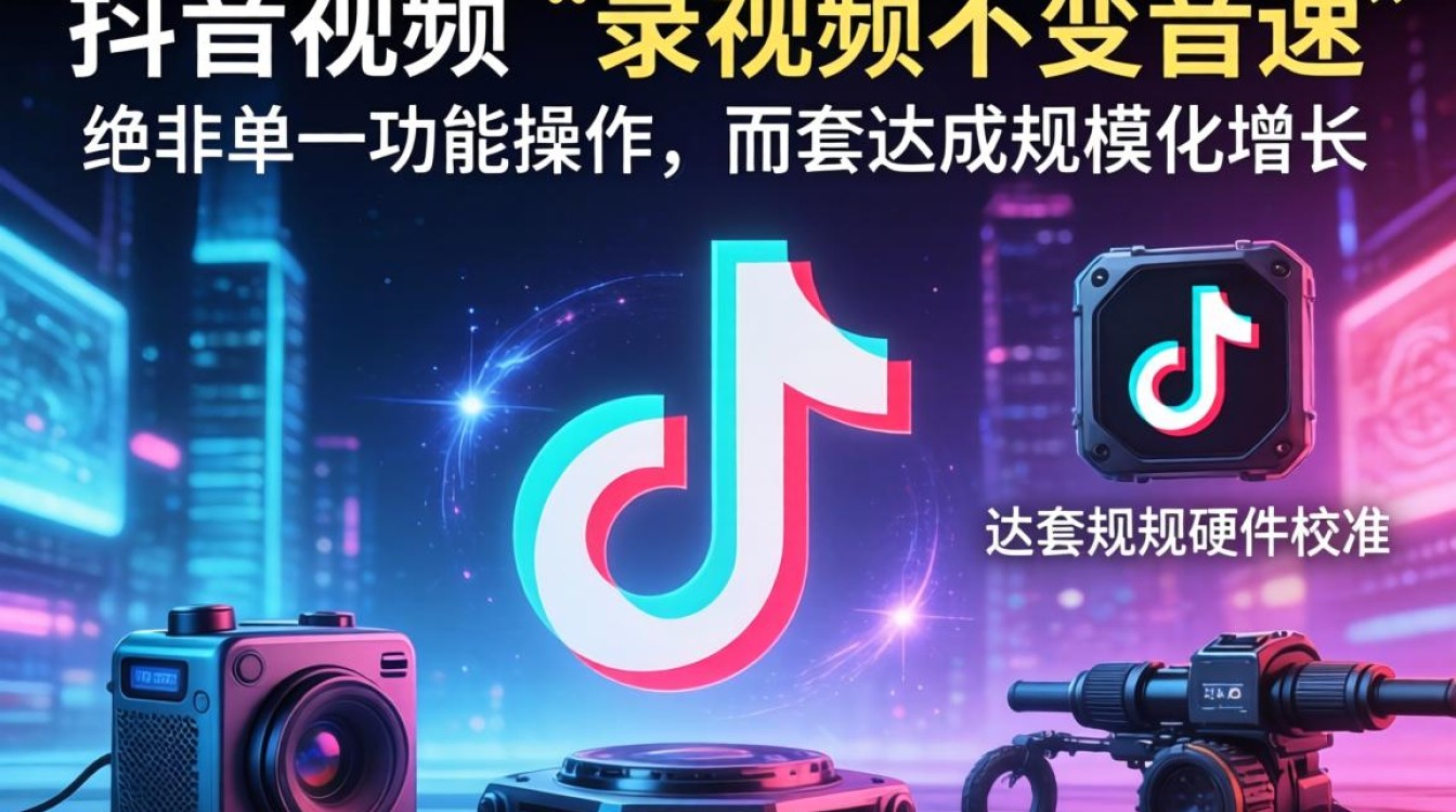 抖音录视频不变速技巧与规模化增长方法