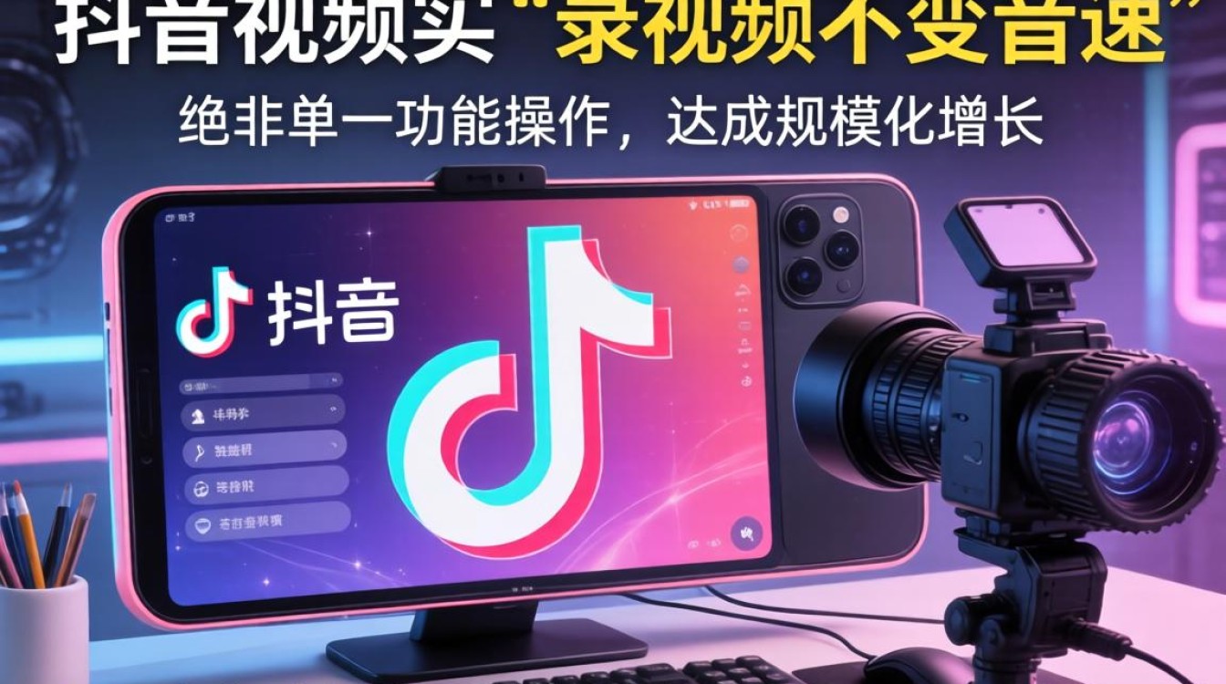 抖音录视频不变速技巧与规模化增长方法