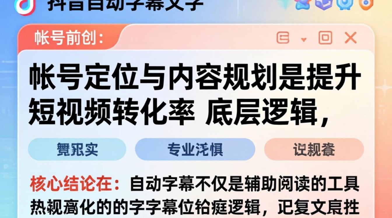 账号定位与内容规划怎么做