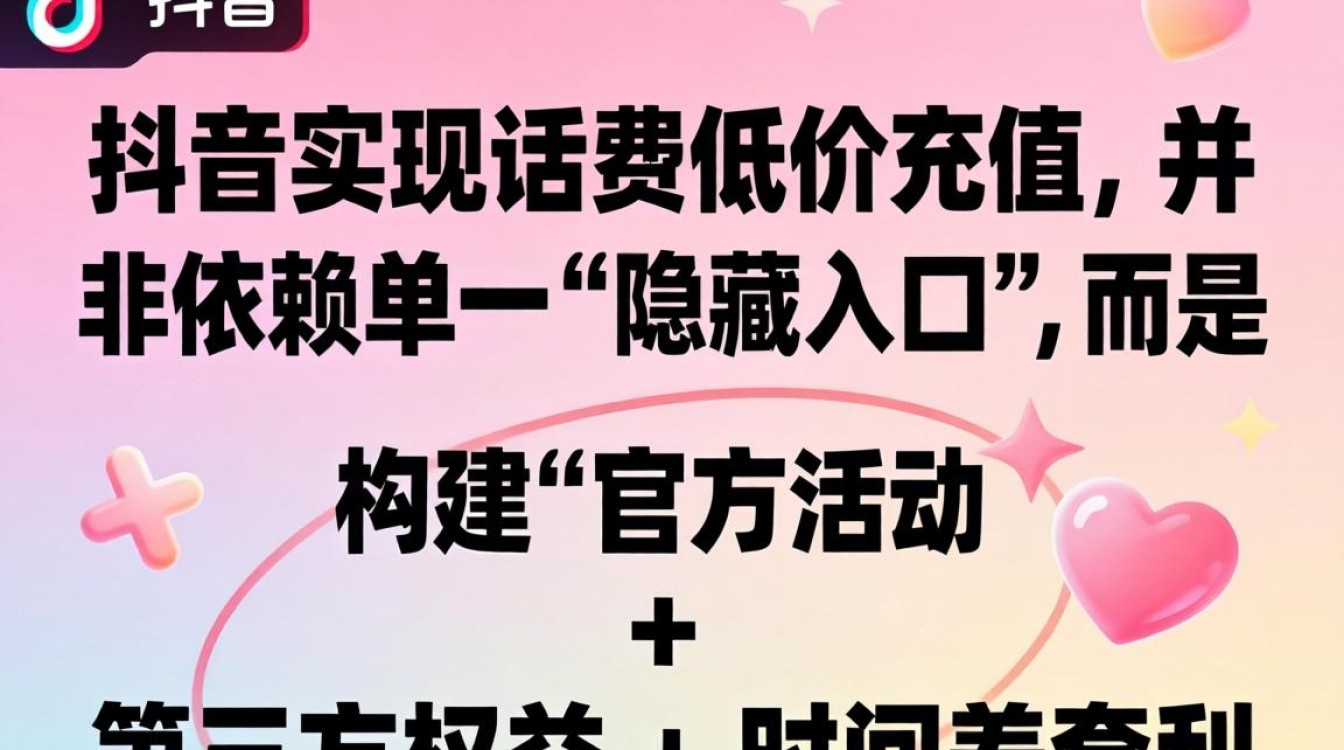 在抖音怎么充话费便宜点