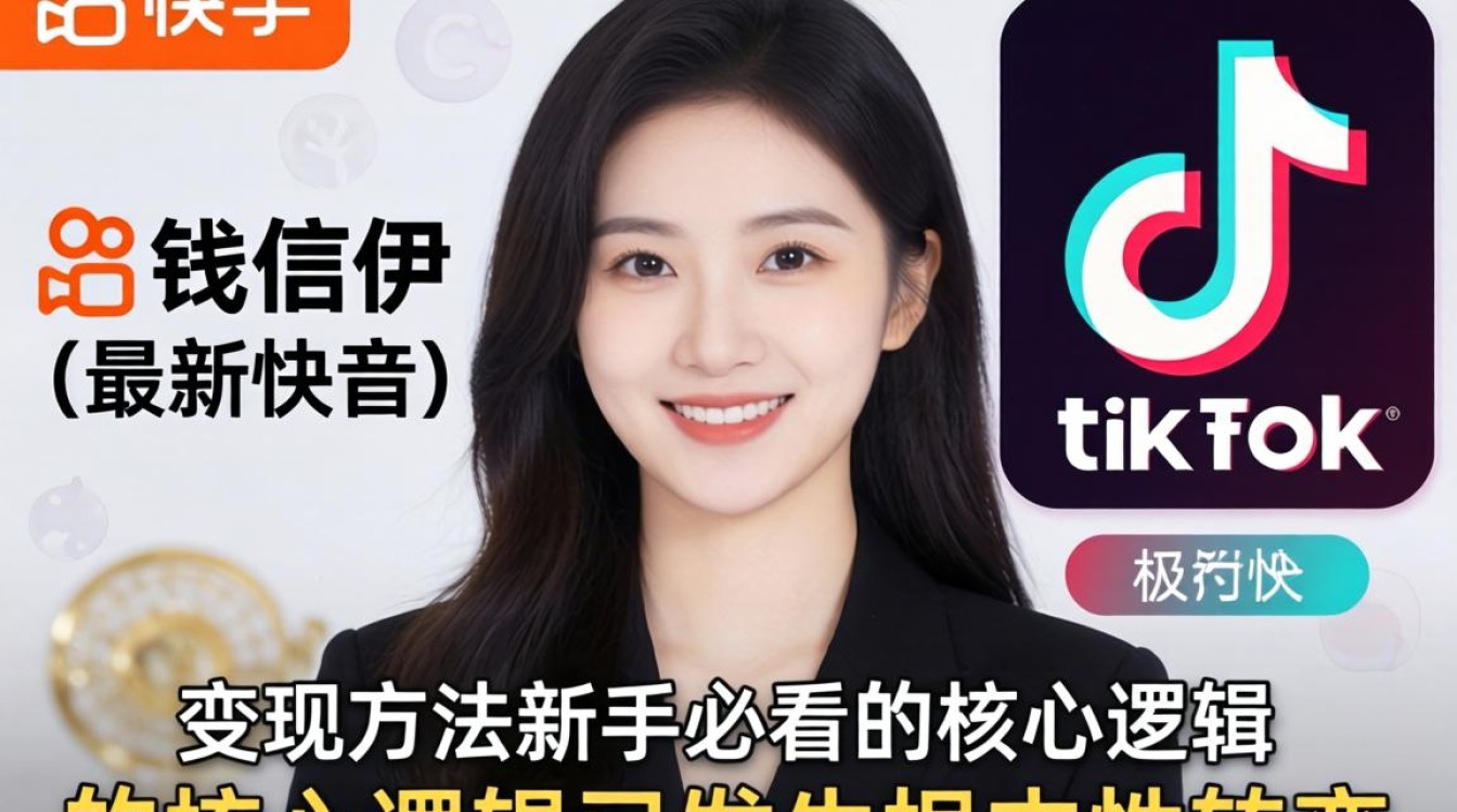 快手钱信伊 TikTok 最新变现方法新手必看