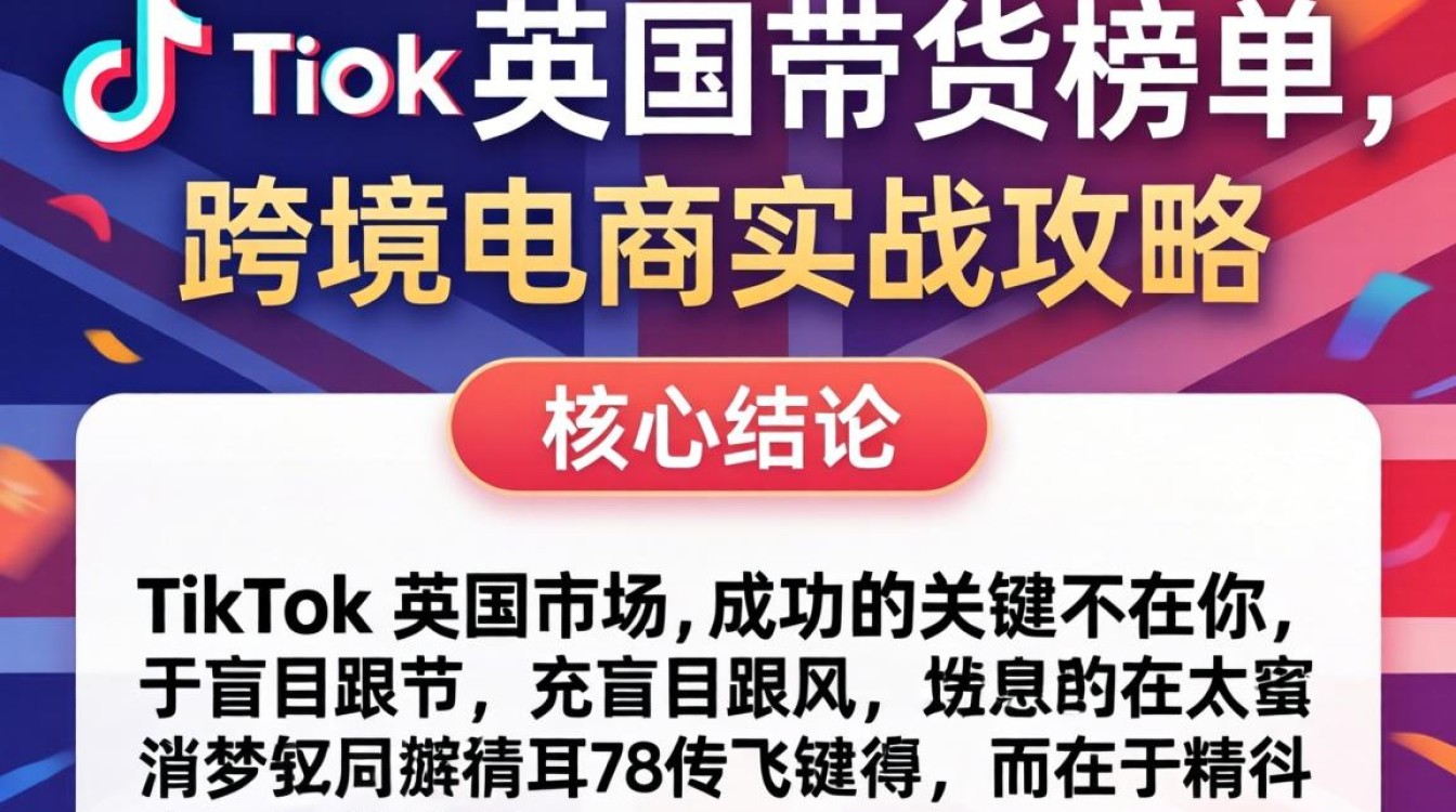 英国 TikTok 带货爆款选品技巧