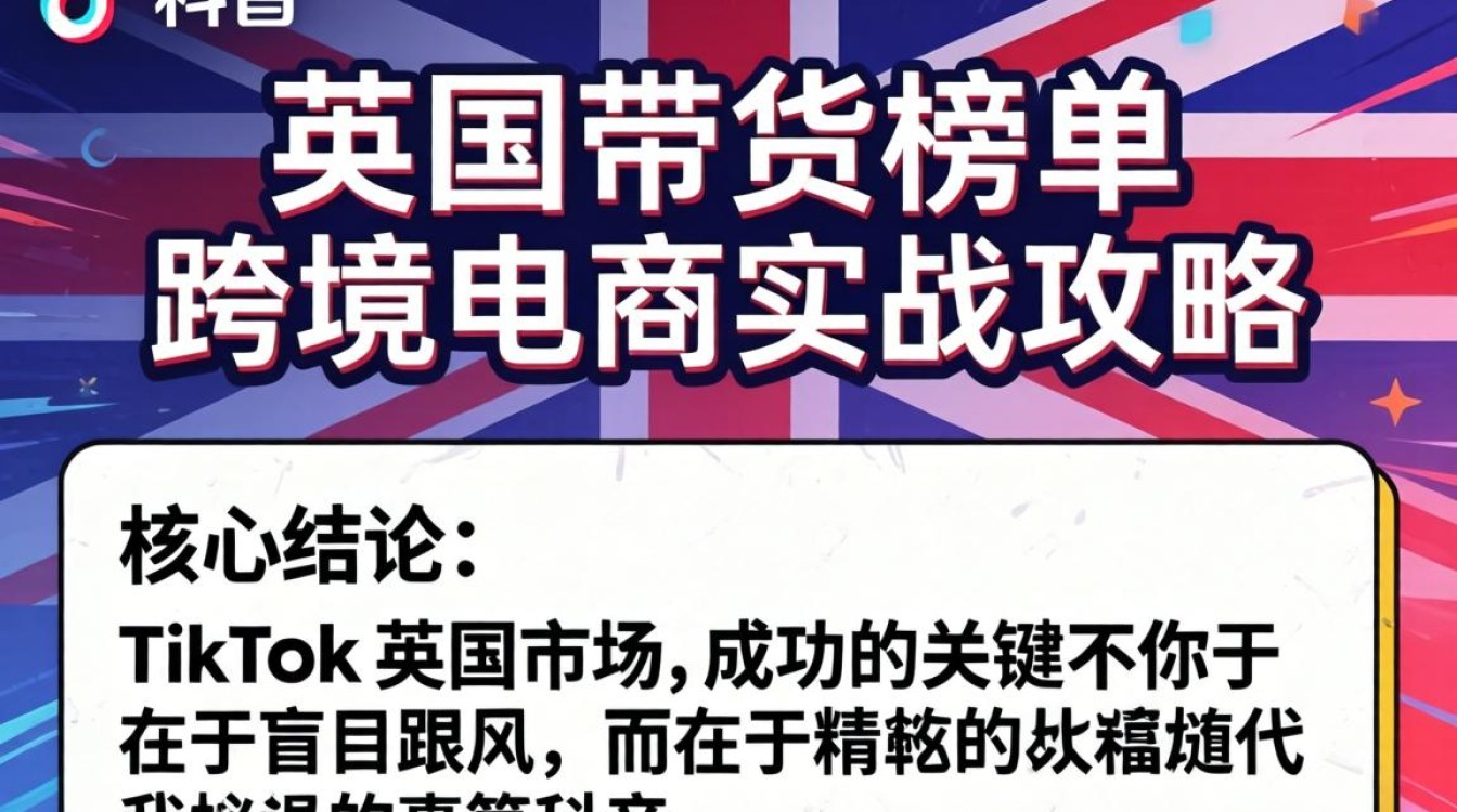 英国 TikTok 带货爆款选品技巧