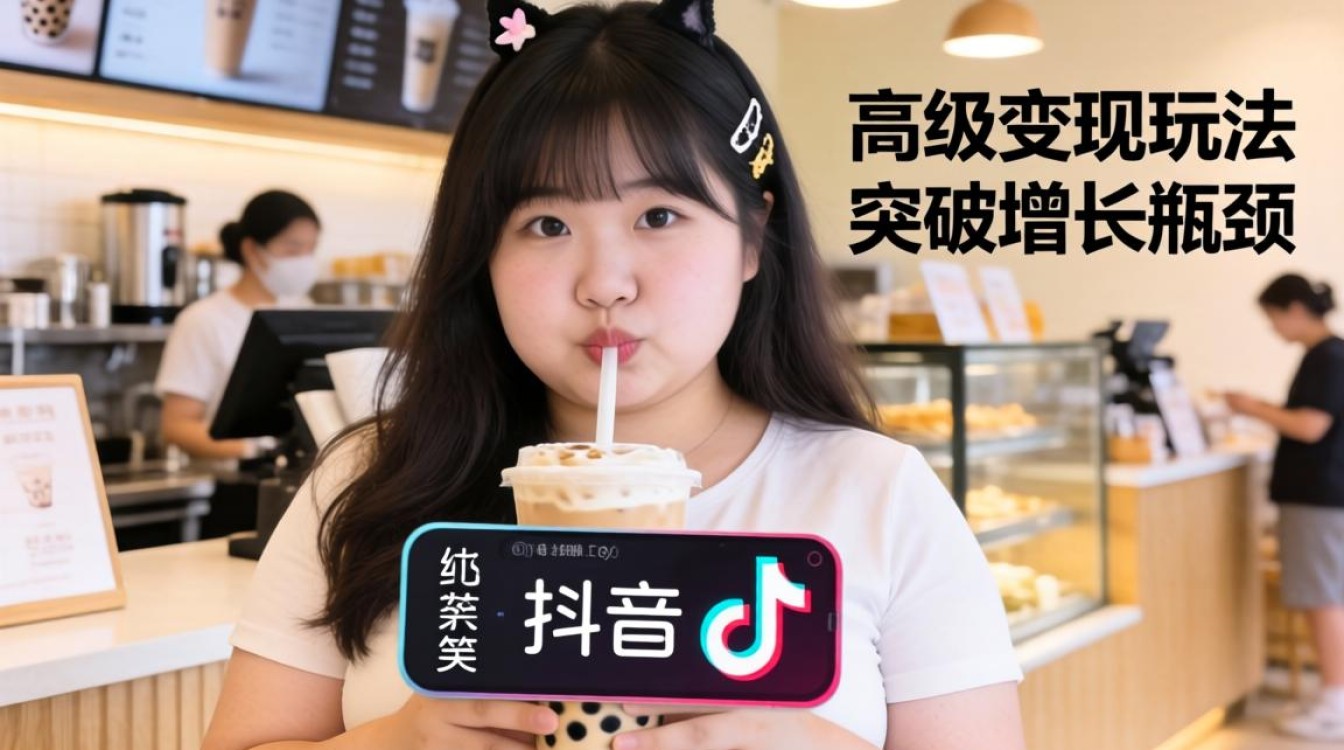 抖音胖女生奶茶店拍摄技巧与变现增长