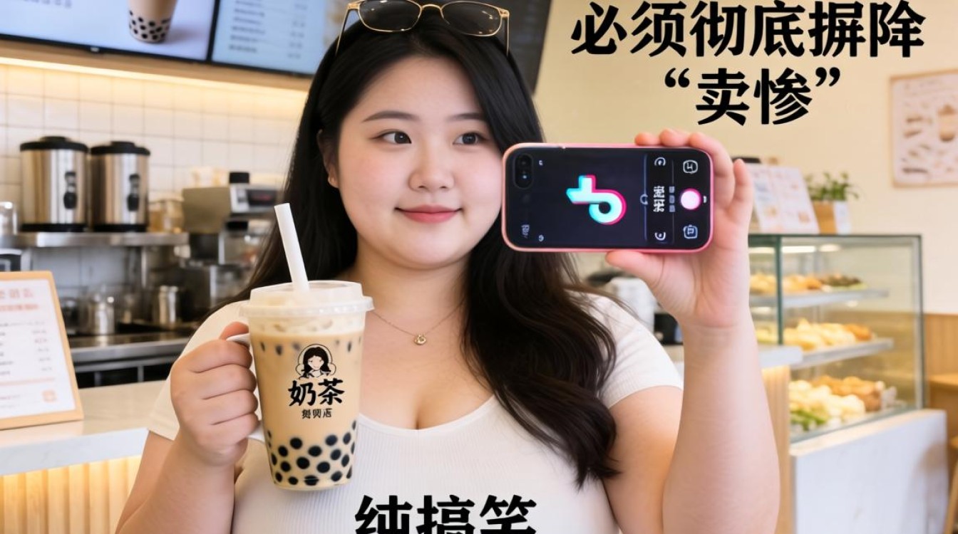 抖音胖女生奶茶店拍摄技巧与变现增长