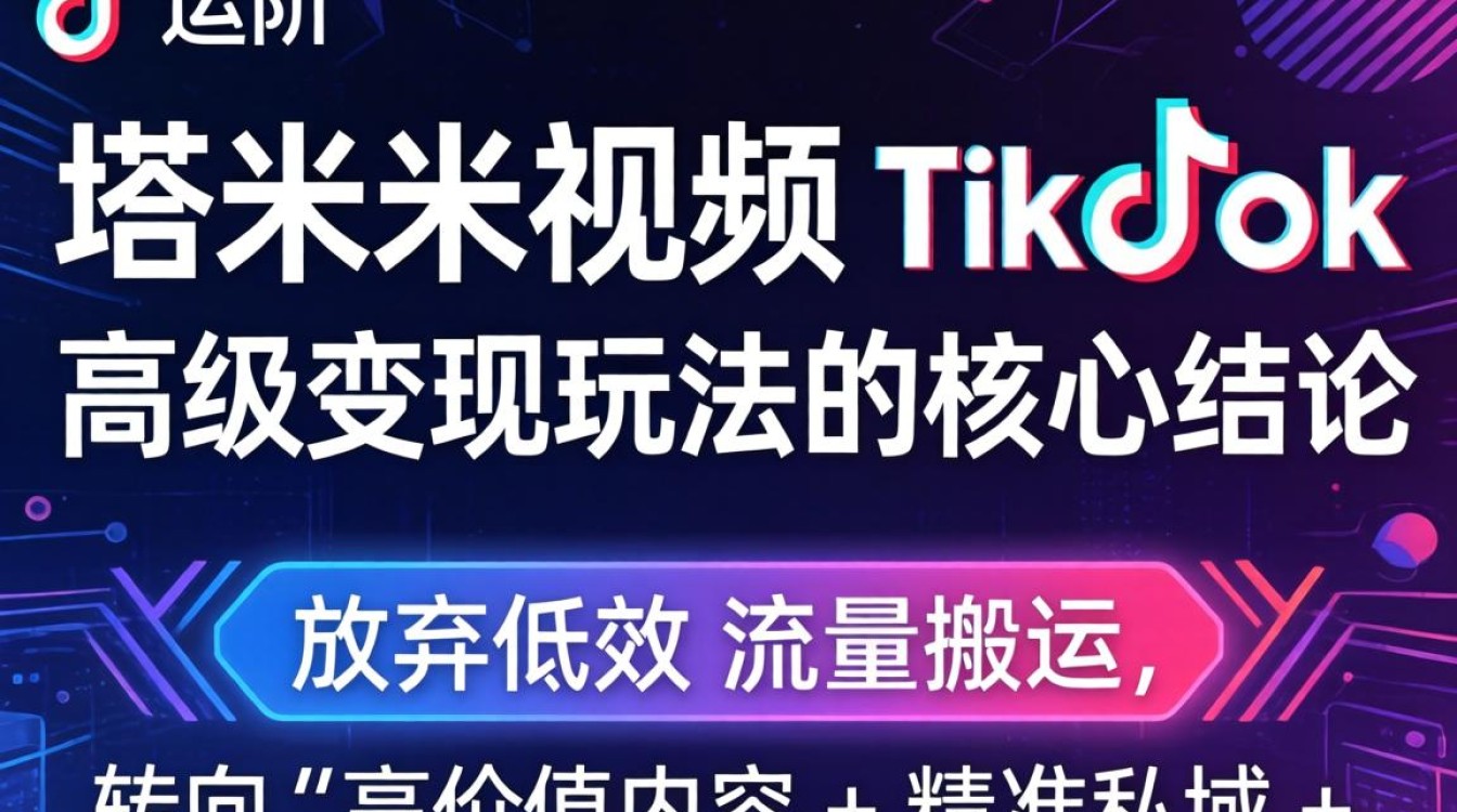 塔米米视频tiktok高级变现玩法怎么做