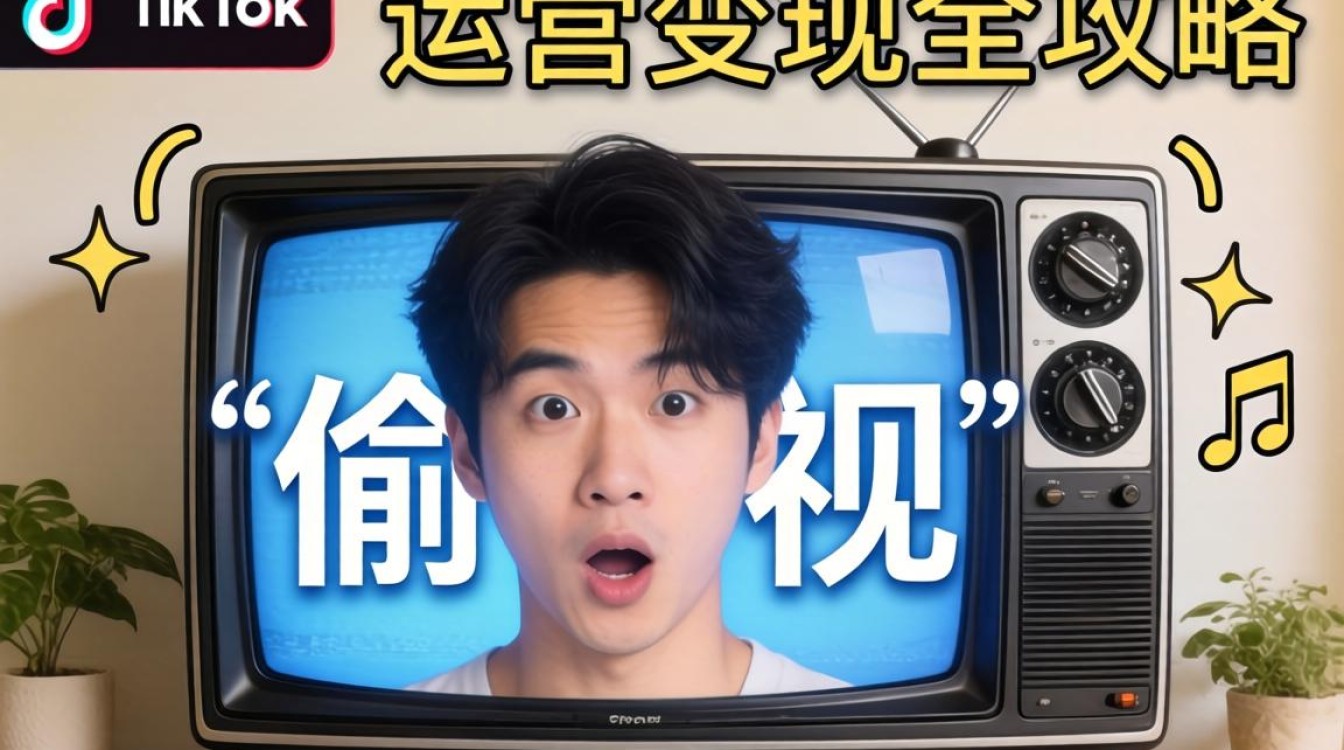 短视频无厘头剪辑 TikTok 偷电视怎么运营变现